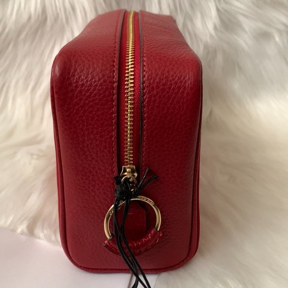 COACH Ellis Nylon Cosmetic Case in Red CLASSY! - Picture 4 of 6